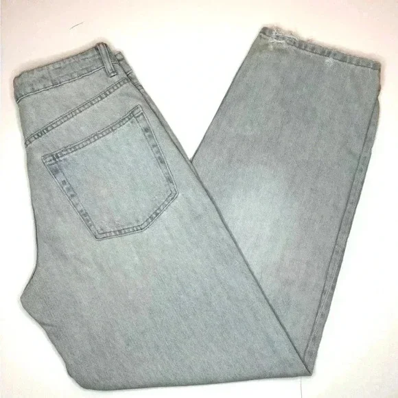 Zara Womens Tailored Mid Waist Balloon Jeans Size- 0 - Picture 8 of 9